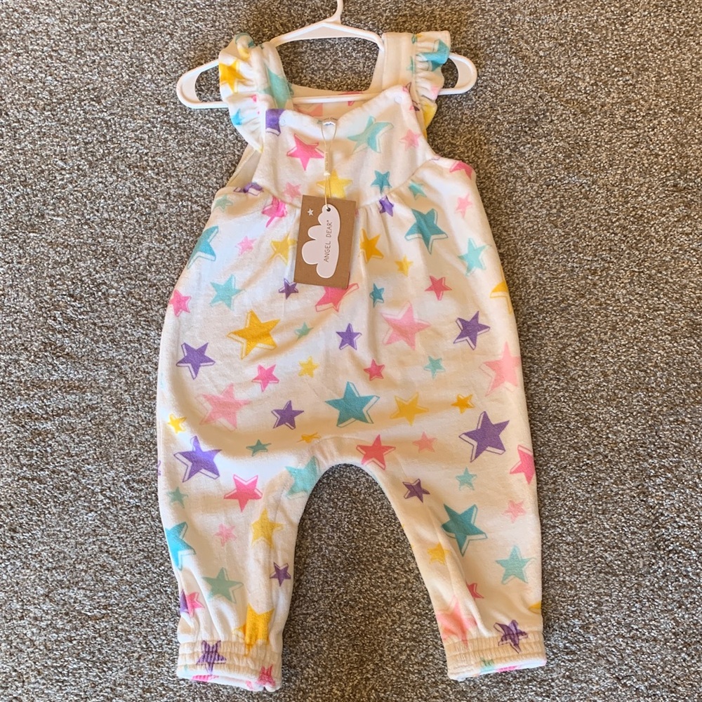 Angel Dear Velour Jumper with Stars